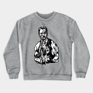 Arnie Commando Chopper Predator Terminator! Crewneck Sweatshirt